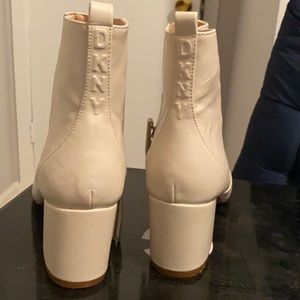 DKNY Boots Bone White